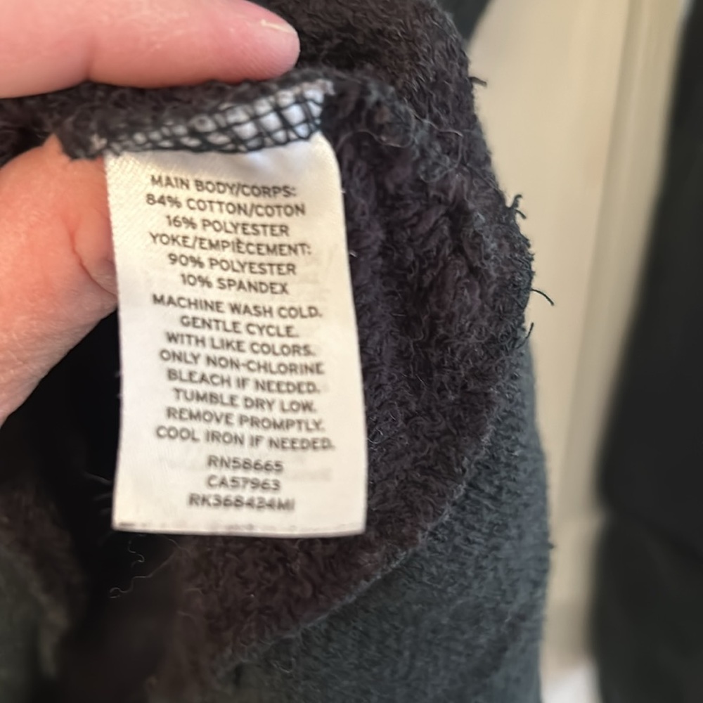 Melrose and Market‎ Green Velvet Yoke Hoodie Size M - Picture 3 of 5